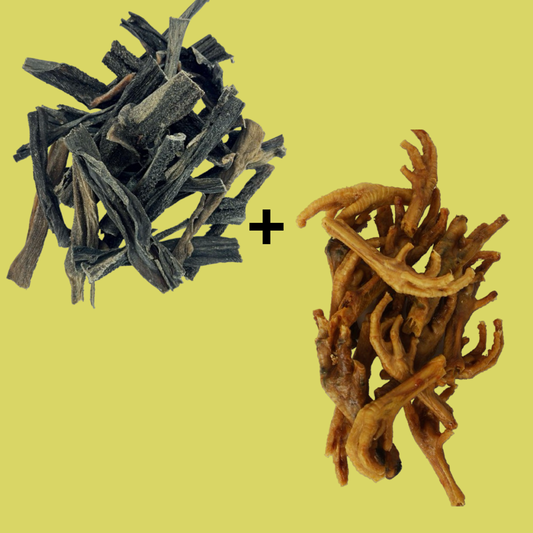 Combideal Petsnack - 1 KG Pens + 1 KG Kippenpoten Bruin