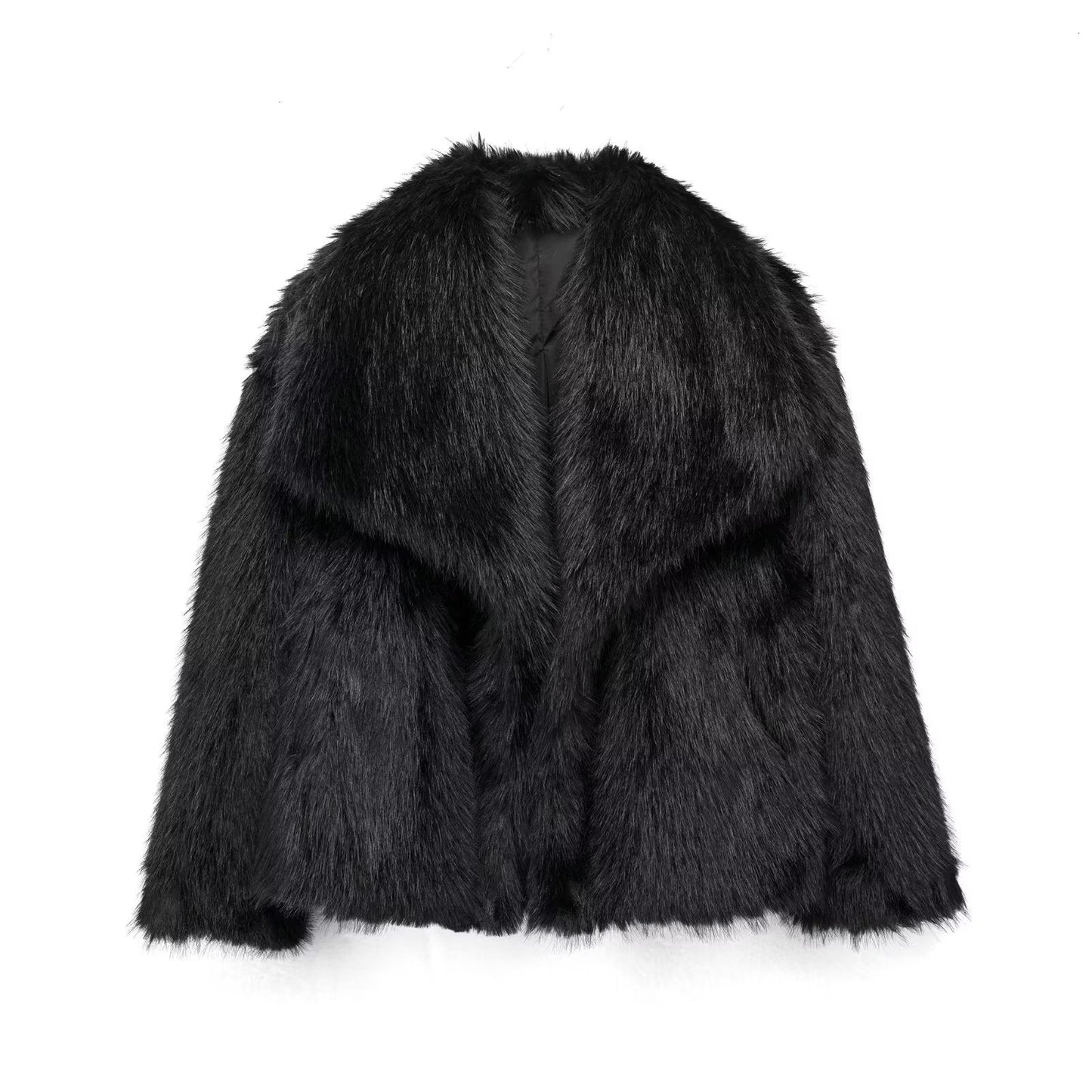 Amelia | Luxe Faux Fur Jas | Winter Elegantie | Zachte Pluche