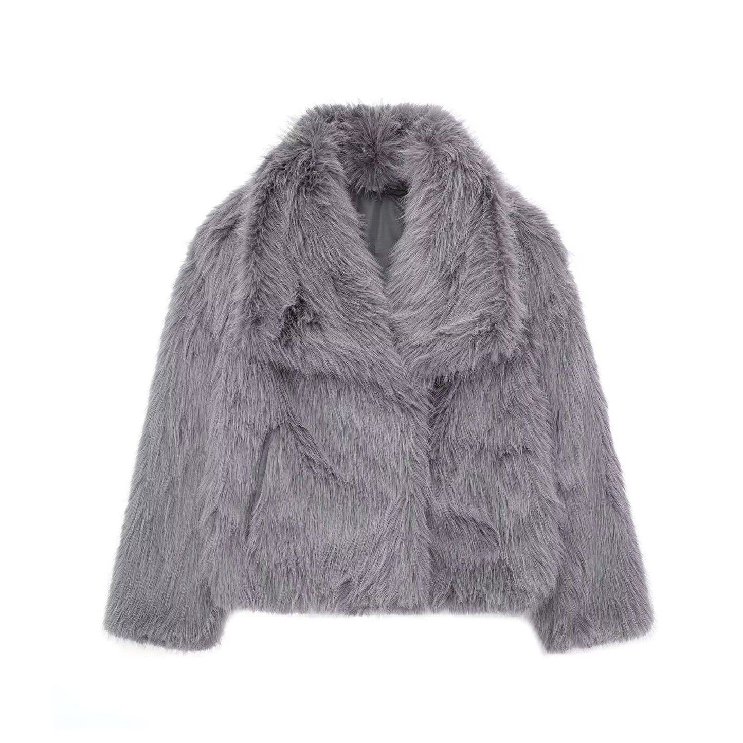 Amelia | Luxe Faux Fur Jas | Winter Elegantie | Zachte Pluche