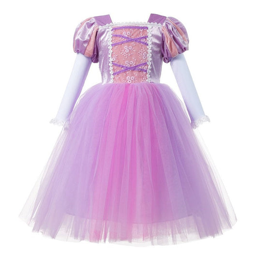 Luxe prinses Rapunzel jurk