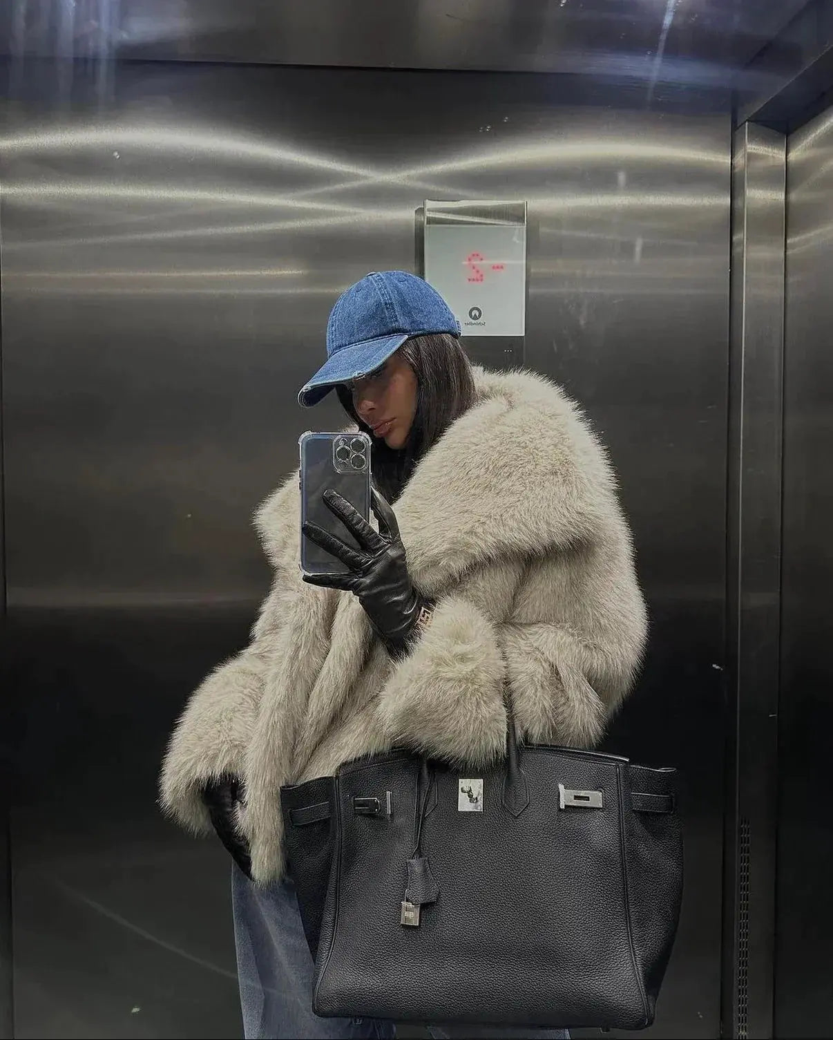 Amelia | Luxe Faux Fur Jas | Winter Elegantie | Zachte Pluche