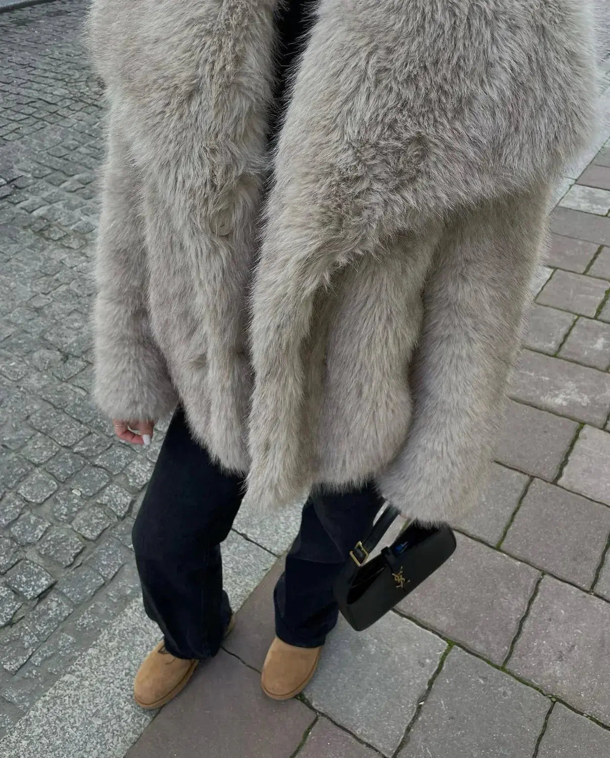 Amelia | Luxe Faux Fur Jas | Winter Elegantie | Zachte Pluche