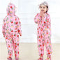 Kinderregenjassen Fashion Print Desing Waterdichte Jumpsuit Kids Regenbroek Voor Baby Jongens Meisjes 2-10 Y