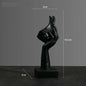 Hars Abstracte Masker Beelden Europese Miniatuur Beeldjes Voor Interieur Home Office Studie Desktop Figuur Ornament Decor Cadeau