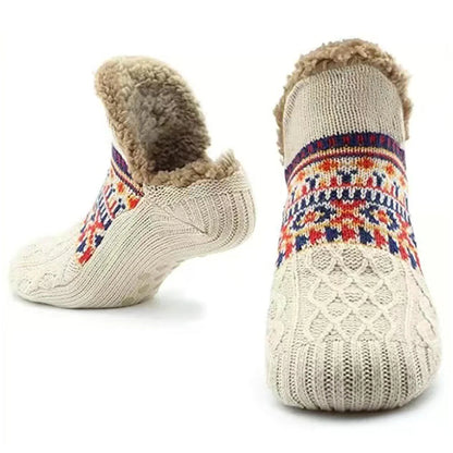 Winter Women Warm Men’s Socks Thickened Thermal Ski Non-slip Soccer Stockings Indoor Home Floor Slippers Sock for Christmas