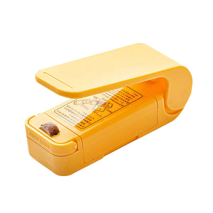 Deze compacte sealen is geschikt voor het dichtmaken van plastic zakjes.