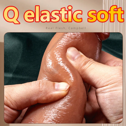 Enorme Grote Zachte Vibrator Verwarming Realistische Dildo Voor Vrouw Mannen Draadloze Telescopische Dick Masturbator Penis G Spot Vagina