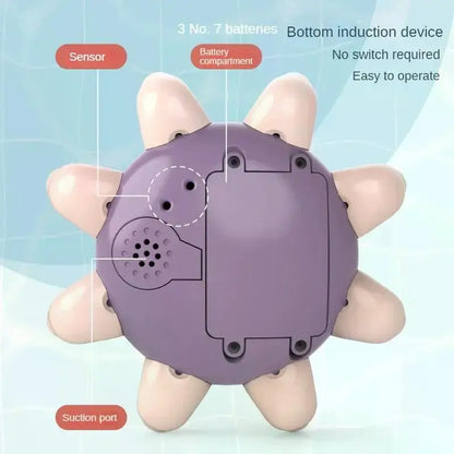 Babybadje Speelgoed Spray Water Douche Badspeelgoed voor kinderen Elektrische walvisbadbal