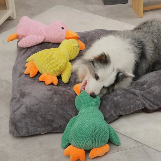 Interactieve Eend Knuffel voor Honden | Zacht Speelgoed – Leuk en Duurzaam