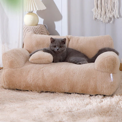 Luxe kattenbed Superzachte warme bank voor kleine honden Afneembaar Wasbaar Antislip