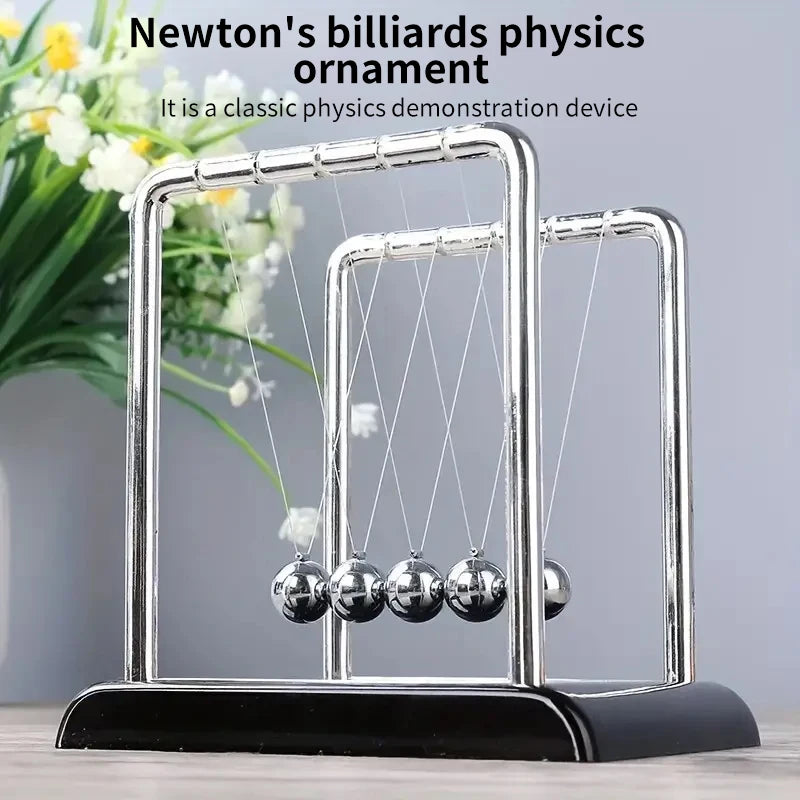 Newton Cradle Balance Steel Balls Natuurkunde Wetenschap Pendel Speelgoedbureau, Uitstekend Educatief Gadget Demonstreert Het Behoud van Momentum en Energie