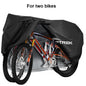 Toptrek Fietshoes 210D Oxford Buitenopslag Waterdicht en anti-UV Fietshoes met waterdicht membraan voor twee fietsen