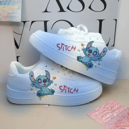 Nieuwe Disney Cartoon Steek Schattige Casual Schoenen Zachte Sportschoenen Voor Vriendin Cadeau Eu Maat 35-44