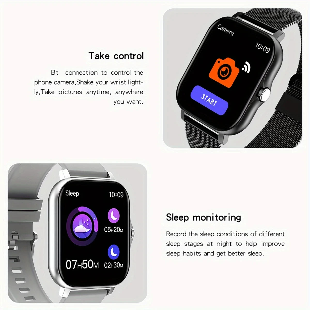 Smart Horloge Voor Mannen Vrouwen Cadeau Voor Xiaomi Volledig Touchscreen Sport Fitness Horloges Bt Oproep Digitale Smartwatch Horloge 2024 Nieuwe