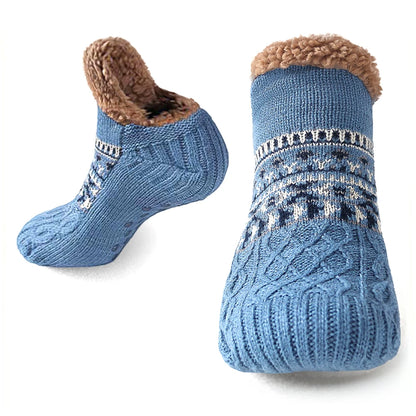 Winter Women Warm Men’s Socks Thickened Thermal Ski Non-slip Soccer Stockings Indoor Home Floor Slippers Sock for Christmas