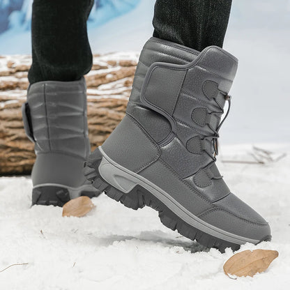Warme pluchen sneeuwlaarzen voor heren