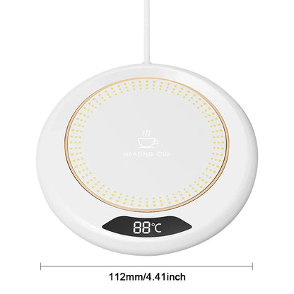 Draagbare bekerwarmer intelligente constante temperatuur drankverwarmer met Smart Touch Switch USB Cup Warmer voor kopjes en glazen met platte bodem
