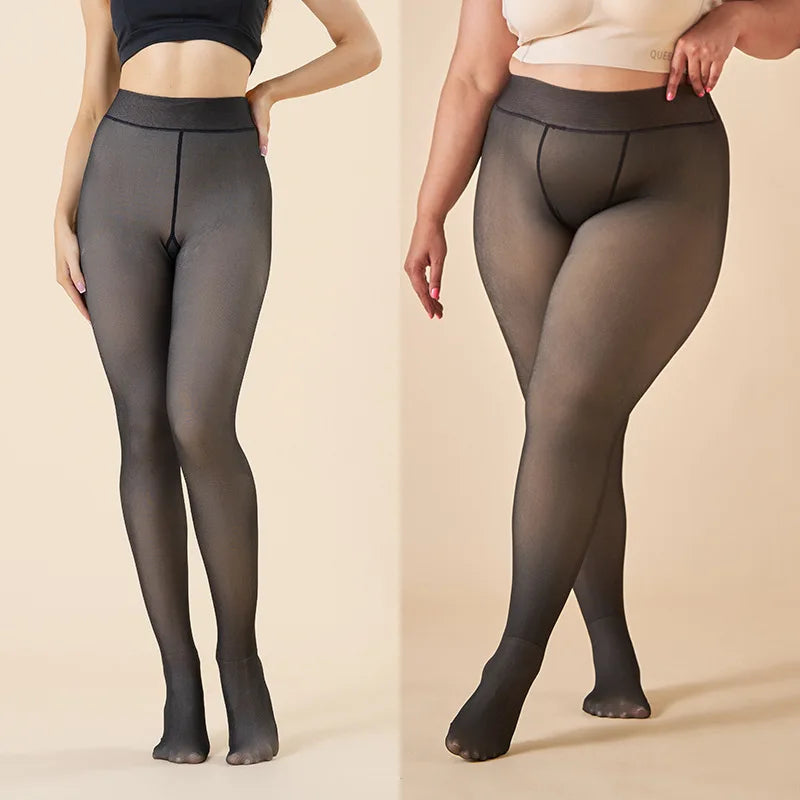 Fleece Gevoerde Leggings Vrouwen 2 halen 1 Betalen!