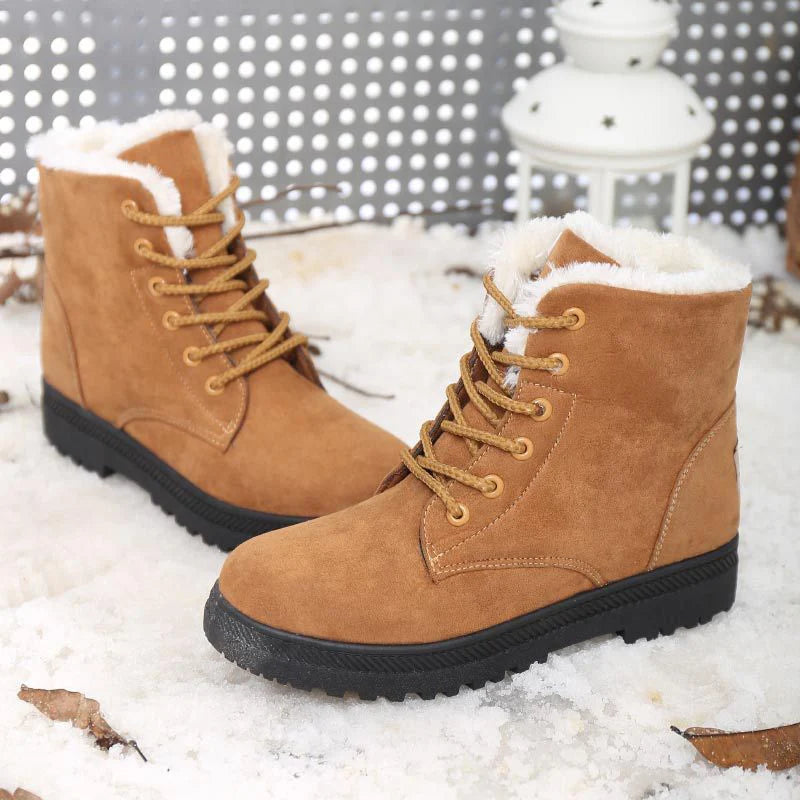 Dames snowboots met pluche voering