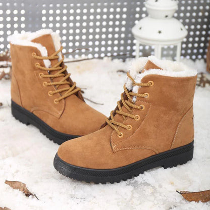 Dames snowboots met pluche voering