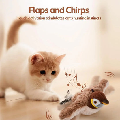 kattenspeelgoed Oplaadbaar vogel