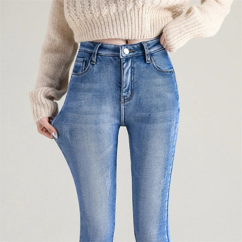 Quinly - warme thermische skinny jeans
