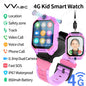 4G Locator Sim-kaart Kid Smart Watch met dubbele camera 1,83 inch Afneembare video-oproep Chat SOS Telefoontje Smartwatch voor kinderen