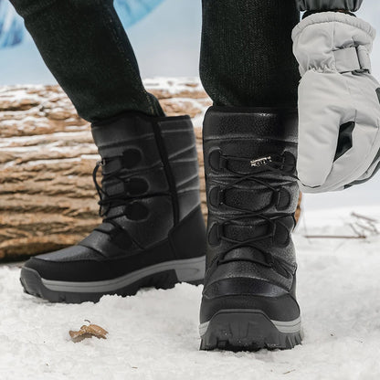 Warme pluchen sneeuwlaarzen voor heren