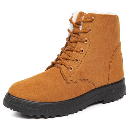 Dames snowboots met pluche voering