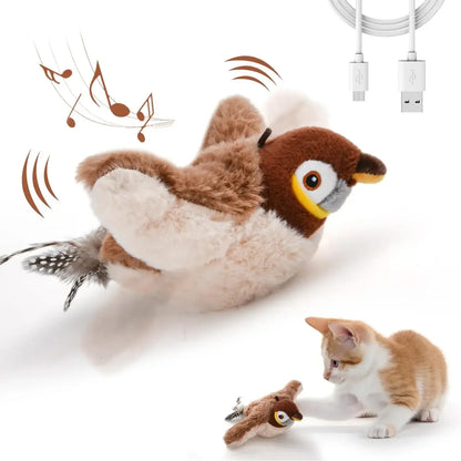 kattenspeelgoed Oplaadbaar vogel