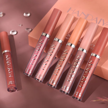 Matte vloeibare lippenstift, 6 kleurenpakket
