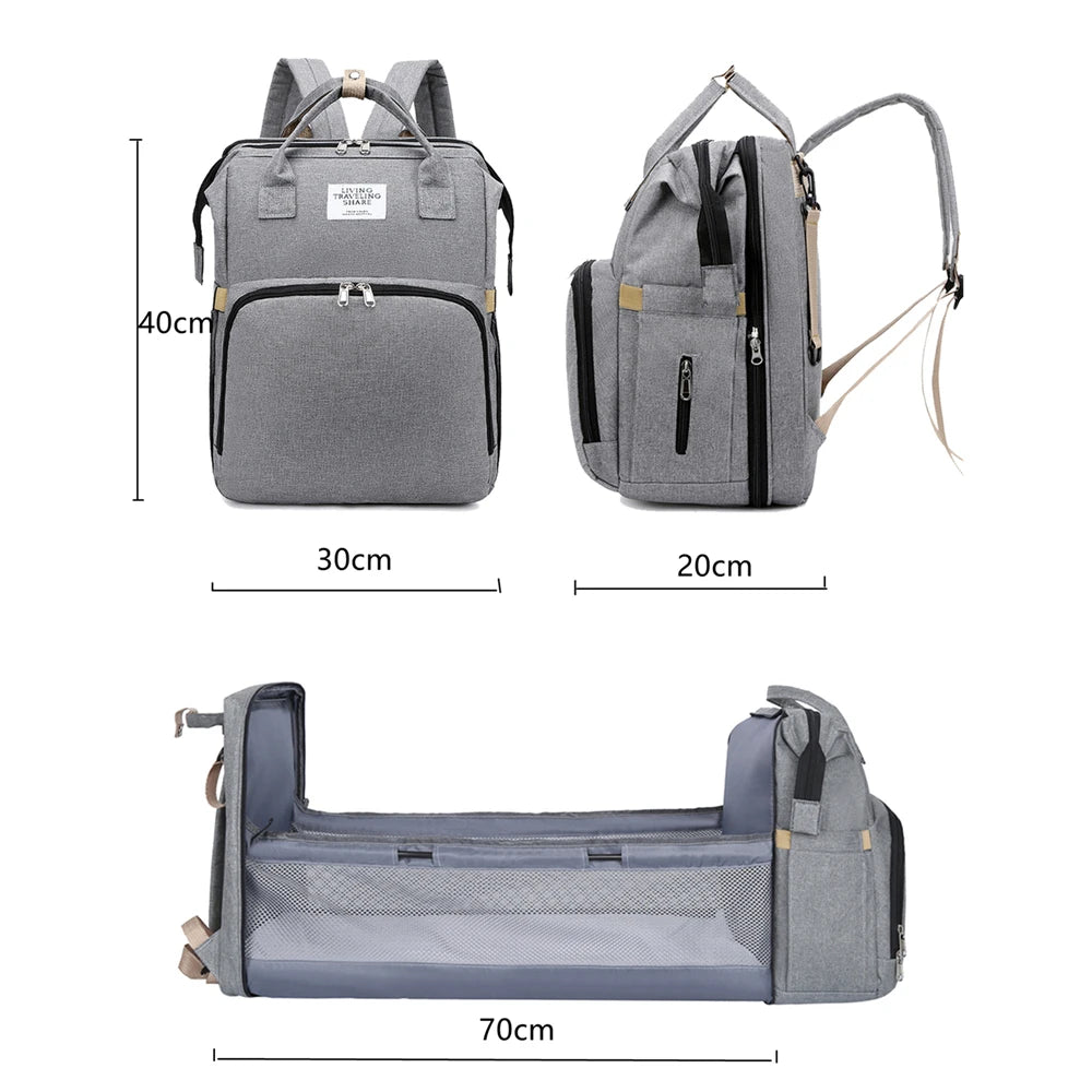 2-in-1 tas voor baby luiers