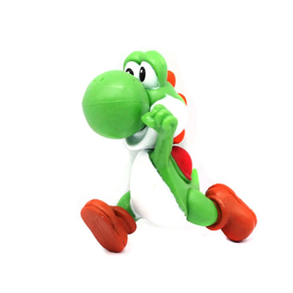 6 Stks/set Super Mario Bros Pvc Actiefiguur Speelgoed Poppen Model Set Luigi Yoshi Ezel Kong Paddenstoel Voor Kinderen Verjaardagscadea