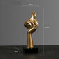 Hars Abstracte Masker Beelden Europese Miniatuur Beeldjes Voor Interieur Home Office Studie Desktop Figuur Ornament Decor Cadeau