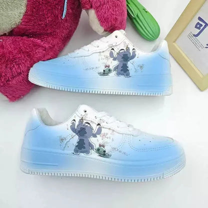 Nieuwe Disney Cartoon Steek Schattige Casual Schoenen Zachte Sportschoenen Voor Vriendin Cadeau Eu Maat 35-44