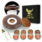 Glass Top Smoker Cocktail Smoker Kit With 4PCS Wood Chips Bartender Accessories For Whiskey Drinks Smoking Gift Kit for Dad