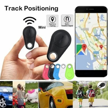 Gps Tracker Mini Fashion Smart Pets Anti Verloren Alarm Draadloze Kindertas Key Finder Locator Herinnering Selfie Sluiterbediening