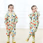 Kinderregenjassen Fashion Print Desing Waterdichte Jumpsuit Kids Regenbroek Voor Baby Jongens Meisjes 2-10 Y