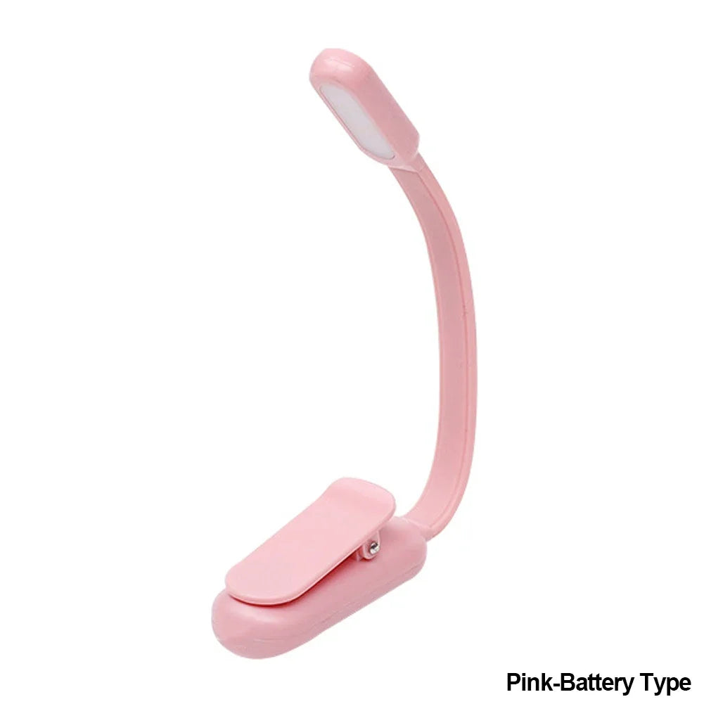 Mini Led Boek Nacht 3 Helderheid Verstelbare Usb Oplaadbare Clip-On Studie Leeslamp Voor Reizen Slaapkamer Slaapzaal Lezen
