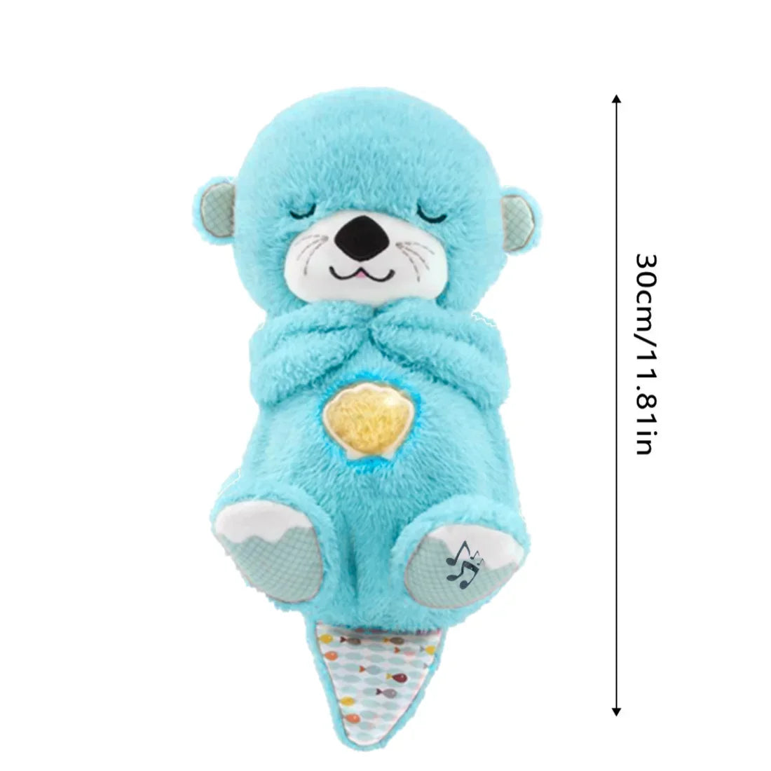 Ademende Otter Slaap En Playmate Otter