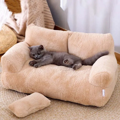 Luxe kattenbed Superzachte warme bank voor kleine honden Afneembaar Wasbaar Antislip