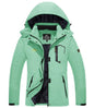 KEFITEVD Dames Winterjas Zware Snowboard Ski Jas Buiten Thermisch Warme Wandeljas Windjack Casual