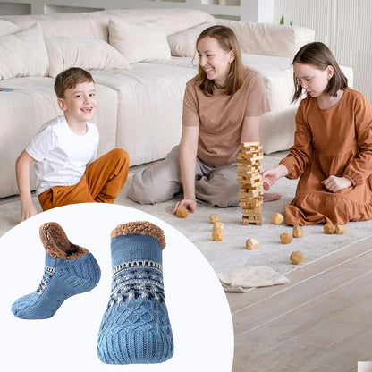 Winter Women Warm Men’s Socks Thickened Thermal Ski Non-slip Soccer Stockings Indoor Home Floor Slippers Sock for Christmas