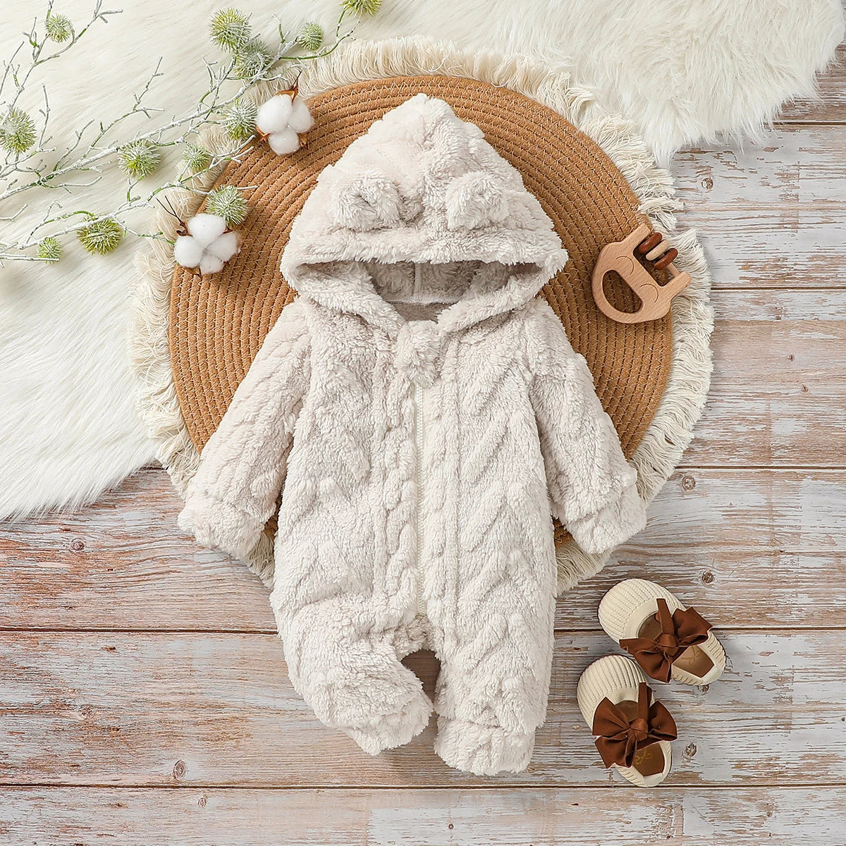 Jumpsuit Voor Pasgeboren Warme Kleding