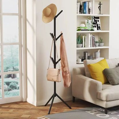 Kleding- en Hoedenrek - Staand Boomtak Design voor Slaapkamer