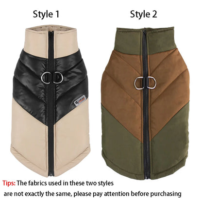 Waterdichte hondenjas Winter warme hondenkleding voor kleine grote honden Puppyvest Chihuahua-jas Franse Bulldog Yorkie Pug-kostuum