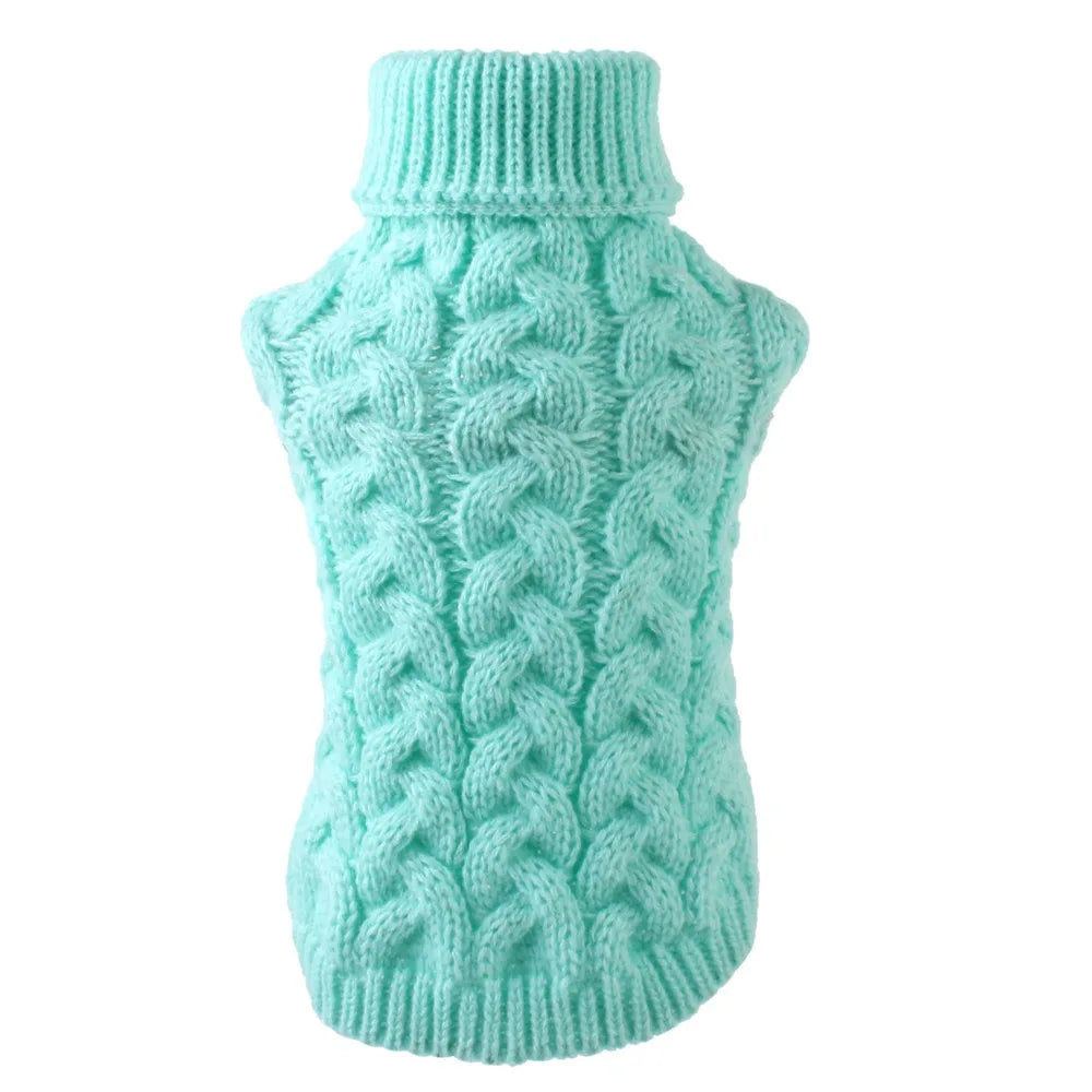 Classic Solid Chihuahua Puppy Dog Sweater for Small Dogs Winter Warm Pet Clothes Yorkshire Schnauzer Pullovers disfraz de perro