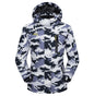 KEFITEVD Dames Winterjas Zware Snowboard Ski Jas Buiten Thermisch Warme Wandeljas Windjack Casual