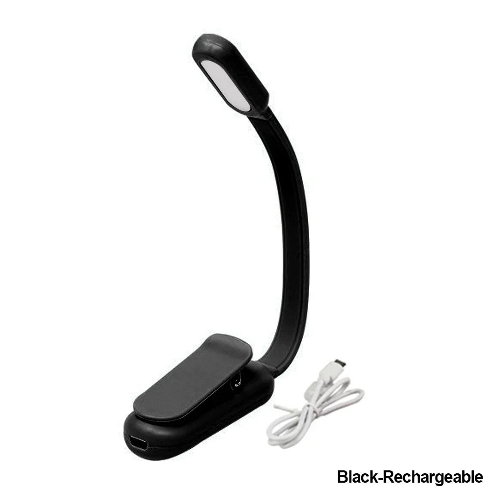 Mini Led Boek Nacht 3 Helderheid Verstelbare Usb Oplaadbare Clip-On Studie Leeslamp Voor Reizen Slaapkamer Slaapzaal Lezen
