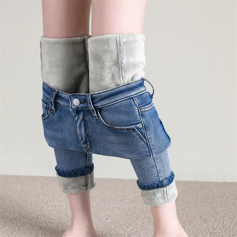 Quinly - warme thermische skinny jeans